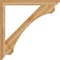 Ekena Millwork Legacy Slat Rough Sawn Bracket, Western Red Cedar, 4"W x 48"D x 48"H BKT04X48X48LEC06RWR - alternate 4